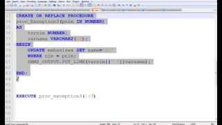 ORACLE PLSQL Exception: Membangkitkan Kode Kesalahan Sendiri dengan RAISE_APPLICATION_ERROR