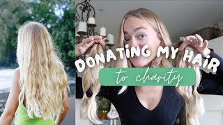 Donating my hair to charity