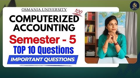 GECOMPUTERISEERDE BOEKHOUDING || TELLER || TOP 10 VRAGEN || O.U SEM-5 💯 GESLAAGD || ‎@shivani_pal...