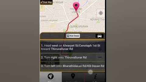 Driving Route Finder - IOS & Android app By Virtualmaze