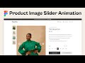 Ecommerce product image slider animation in figma using smart animate and interactive component