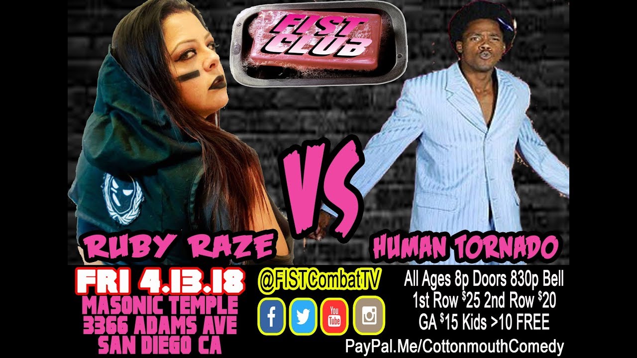 Ruby Raze vs Human Tornado FIST Combat 4.13.18 FULL MATCH