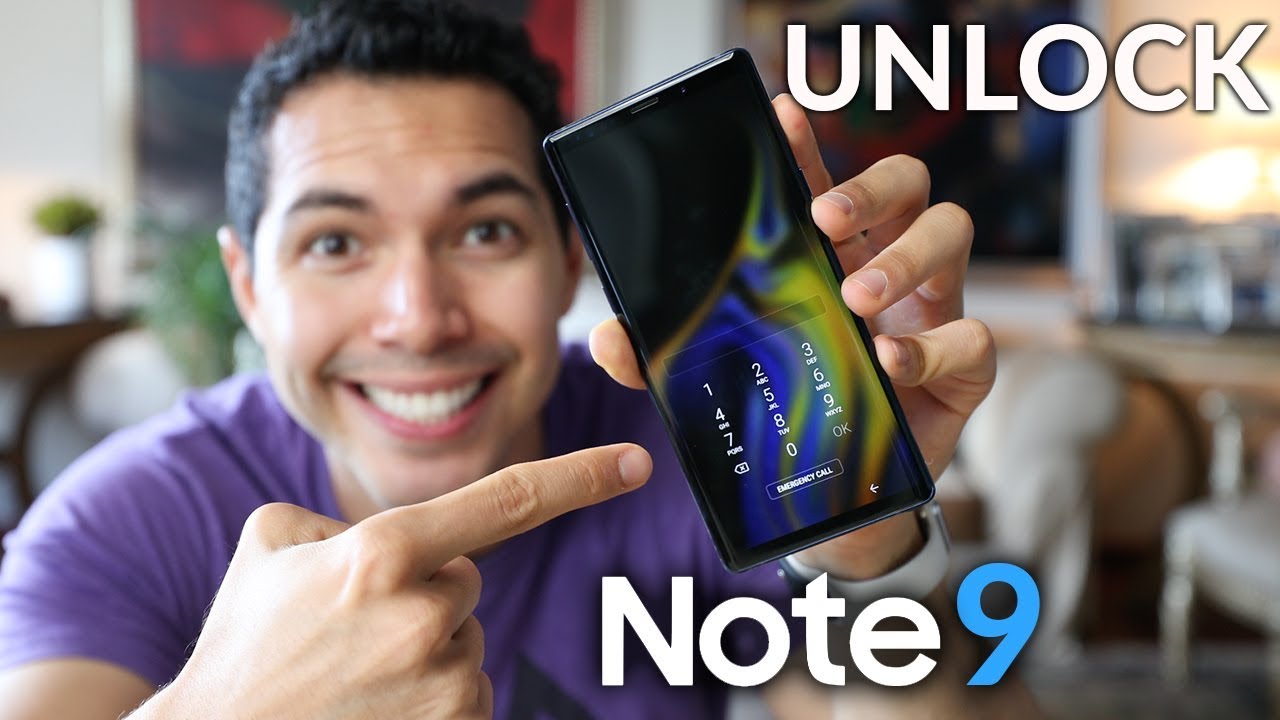 How To Unlock Galaxy Note 9 - Passcode \U0026 Carrier Unlock (At\U0026T, T-Mobile, Etc).