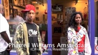 Pharrell Williams & Vashtie Kola in Amsterdam