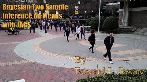 Bayesian Two Sample Inference on Means Using JAGS