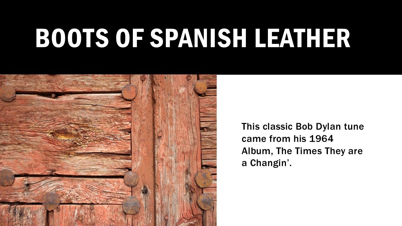 Boots of Spanish Leather by Bob Dylan YouTube