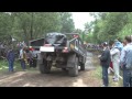 Rajd Wrocław-Drezno 2011-samochody i ciężarówki-przeprawa przez Żaganiec