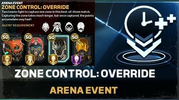 ZONE CONTROL: OVERRIDE ARENA EVENT Modern Combat Versus TAKE The BEST AGENTS TIPS&TRICKS G play MCVS