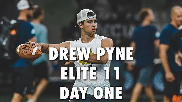 Elite 11 | Notre Dame QB commit Drew Pyne | Day One