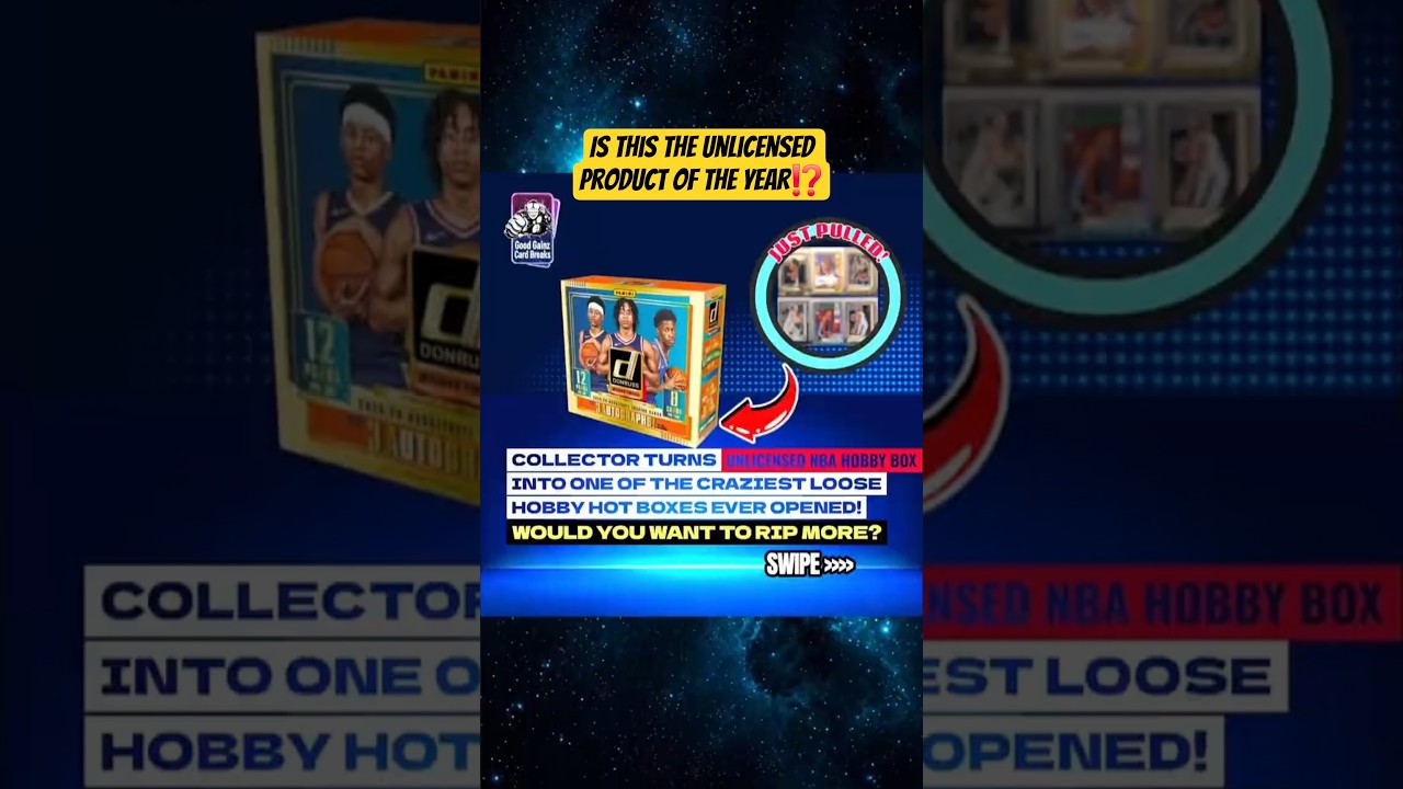🏀 Is This The Unlicensed Product of The Year? #baseballcards #paniniamerica #donrussbasketball #nba