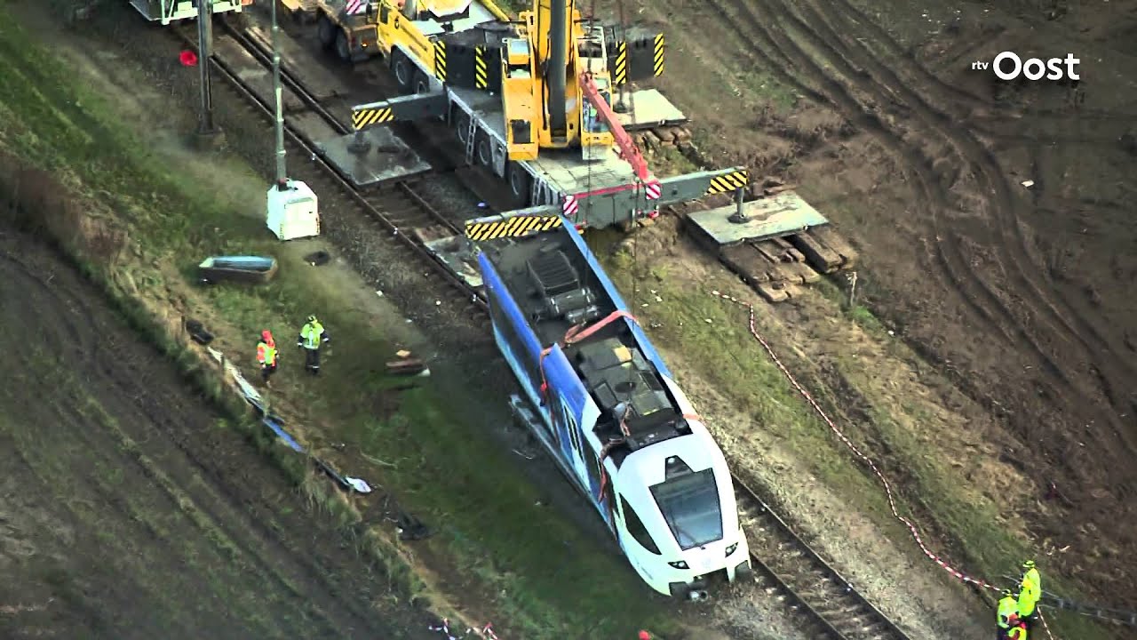 Berging trein Dalfsen is klaar, herstel van het beschadigde spoor kan beginnen