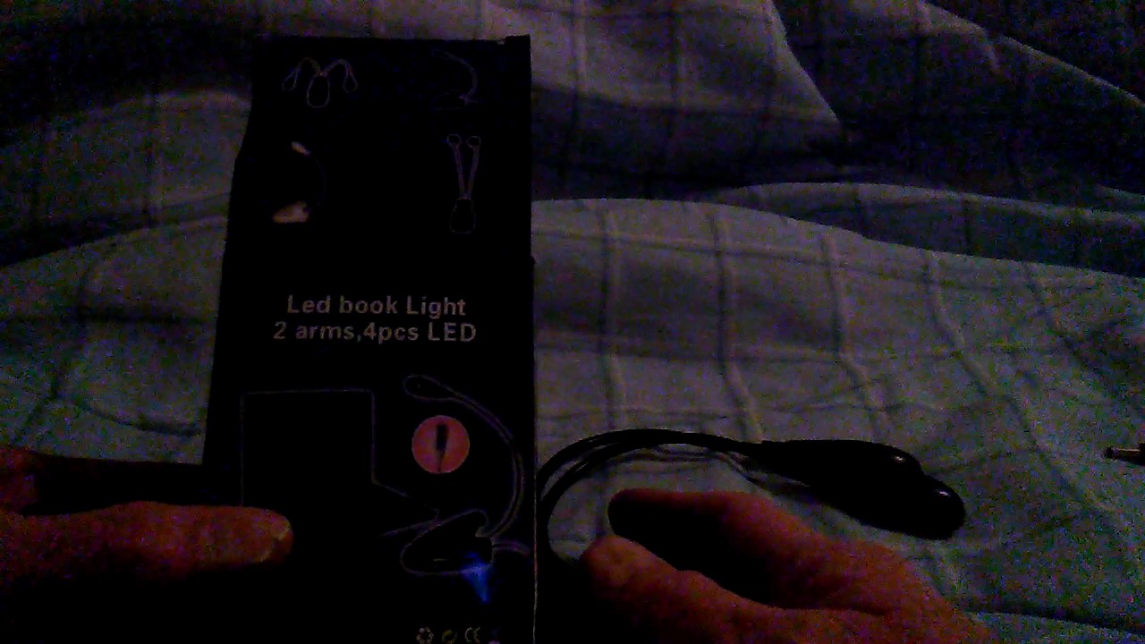 Reading Lights for Books 4 LED 2 Brightness Modes USB Cable Included