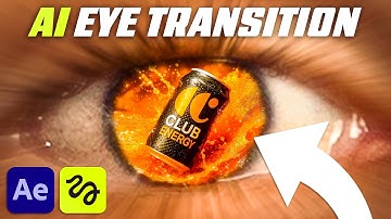 How to make Eye Transition using AI with After Effects