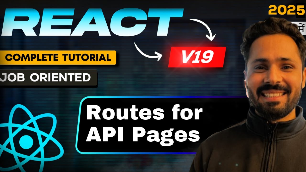 React 19 Tutorial #59 Routes and Pages for User list and Add User UI ...