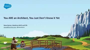 You Are An Architect You Just Don