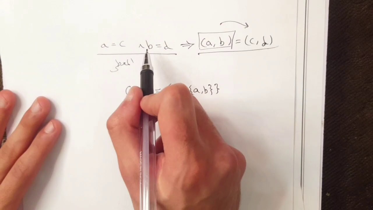 اسس الرياضيات/الفصل الثالث_محاضرة (1)/الضرب الديكارتي مع حل البروفات // لايك واشتراك بالقناة للمزيد