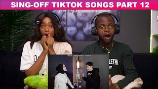 OUR FIRST TIME HEARING SING-OFF TIKTOK SONGS PART 12 (Dreamers, Made You Look, Sang Dewi) REACTION😱