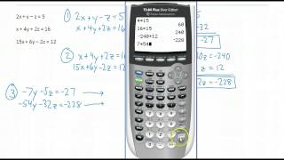3.6 Solving Systems in Three Variables - Linear Combination