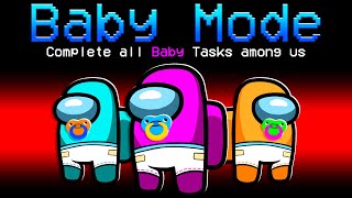 Among Us but We're BABIES!  Funny Baby Mod