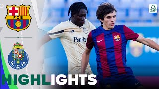 Barcelona vs Porto | Highlights | UEFA Youth League 28-11-2023