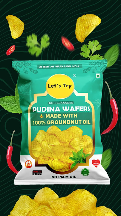 My new motion design for Let's Try wafers! 🥔 Kettle cooked & so tasty. What do you think? #design