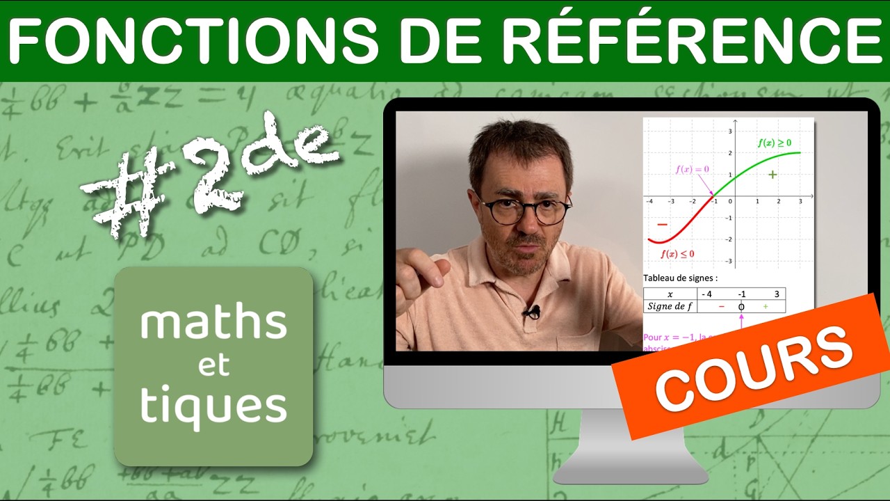 LE COURS : Fonctions de référence - Seconde