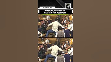 Physical, aggressive clash in J&K Assembly: Ruckus, sloganeering over Article 370 abrogation
