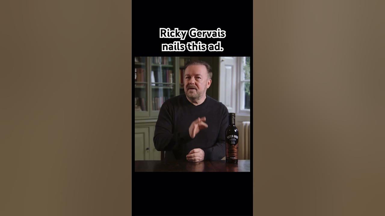 Ricky Gervais Vodka | Speaking Real - YouTube