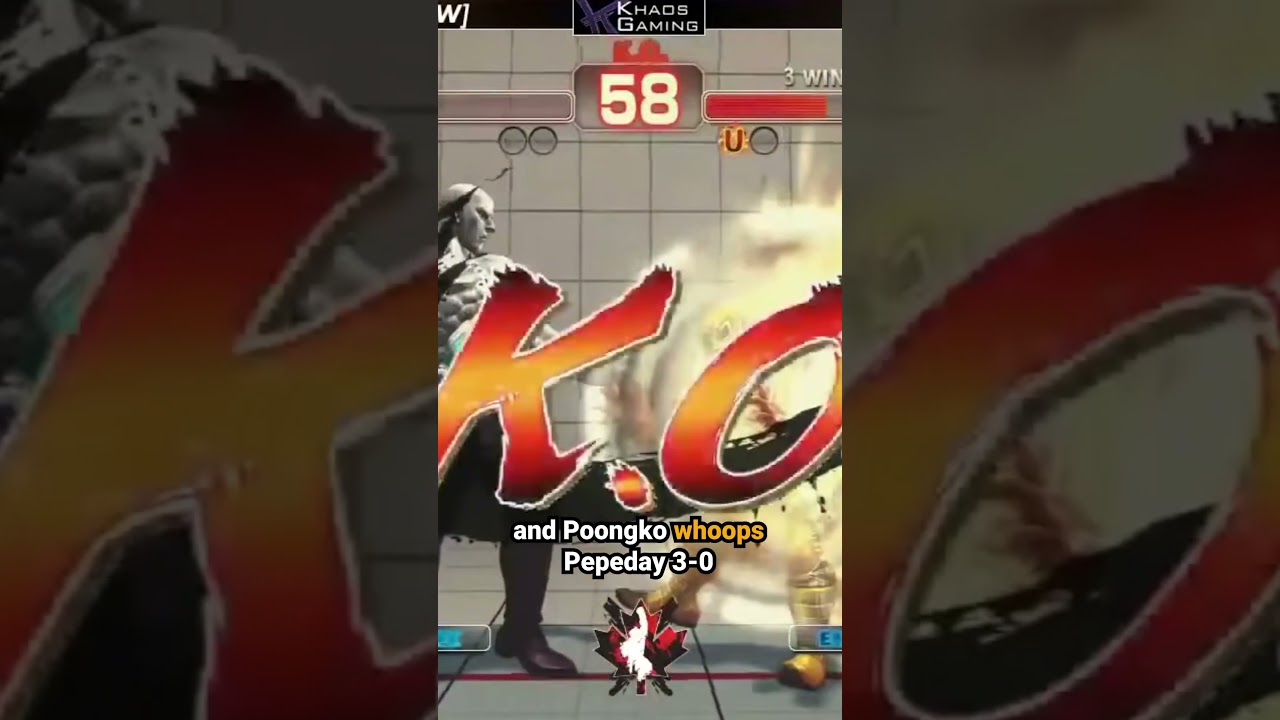 This Is One Of The Greatest Reverse Sweeps In SF4 History - Poongko vs Pepeday