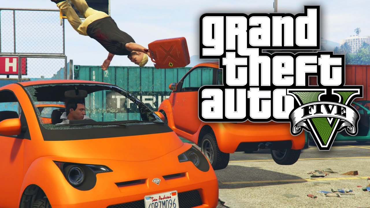 GTA 5 Online SMART CAR SOCCER! (GTA V Online) YouTube