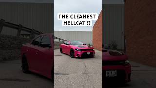 Satin Pink Chrome Hellcat..😳 #hellcat #satin #pink #chrome #cars #carwrap #vinyl #shorts #trending