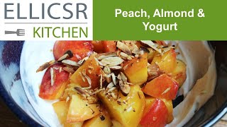 Peach Almond Yogurt