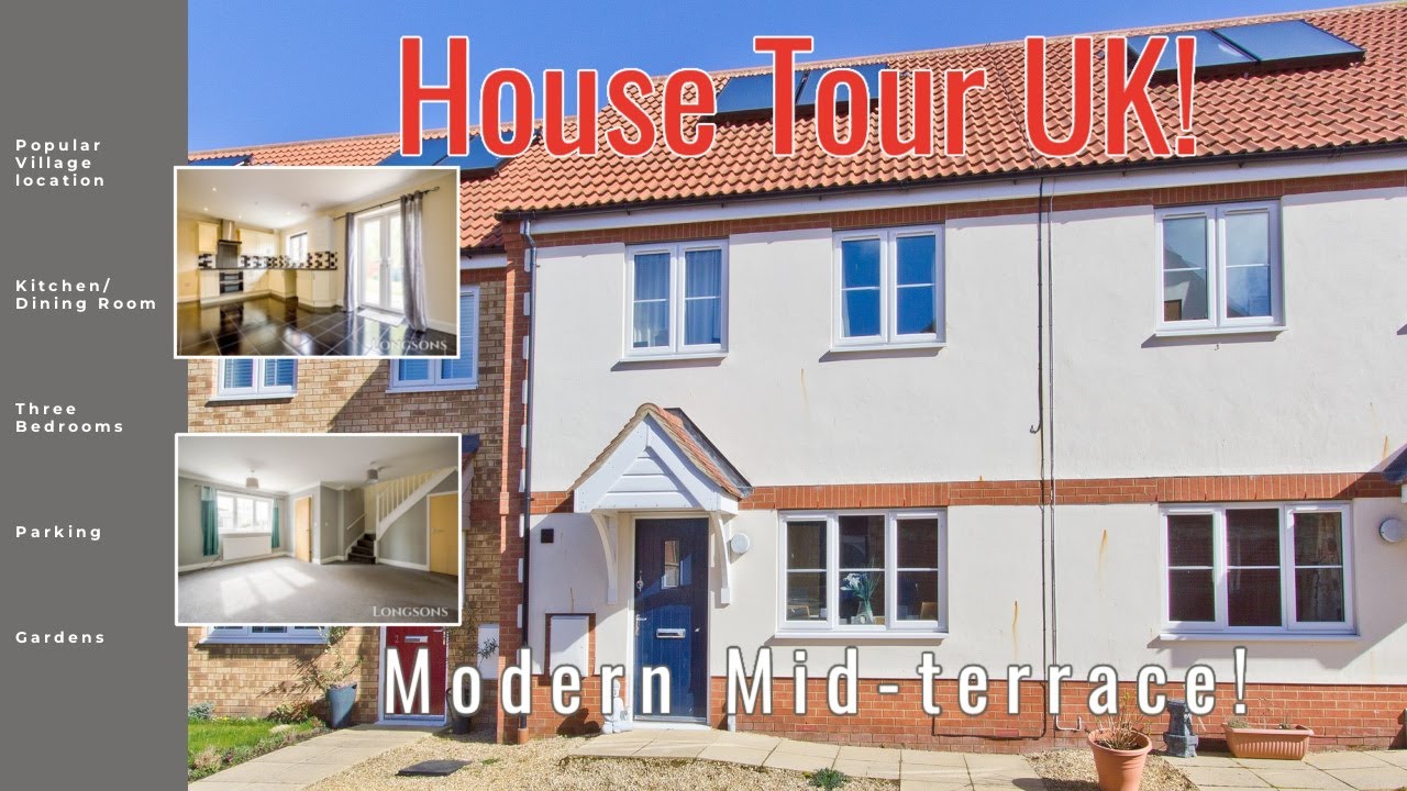 HOUSE TOUR UK Modern Terrace House! For Sale £225,000 Marham, Norfolk