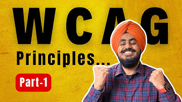 WCAG (Web Content Accessibility Guidelines 2.2) Perceivable