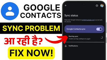 Google Contacts Not Syncing: Fix Sync Error & Restore Phone Contacts Instantly