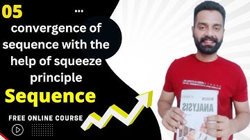 convergence of sequence with the help of squeeze principle| part 5 | #realanalysis| Kamaldeep Nijjar