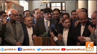 LIVE | CM Sindh Murad Ali Shah Important Media Talk | GNN