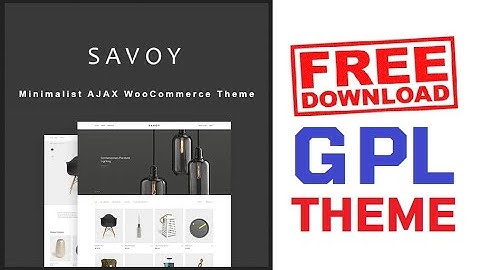 Savoy Minimalist Ajax Woocommerce Theme