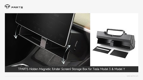 Model Y Installation Guide - Hidden Magnetic (Under Screen) Storage Box