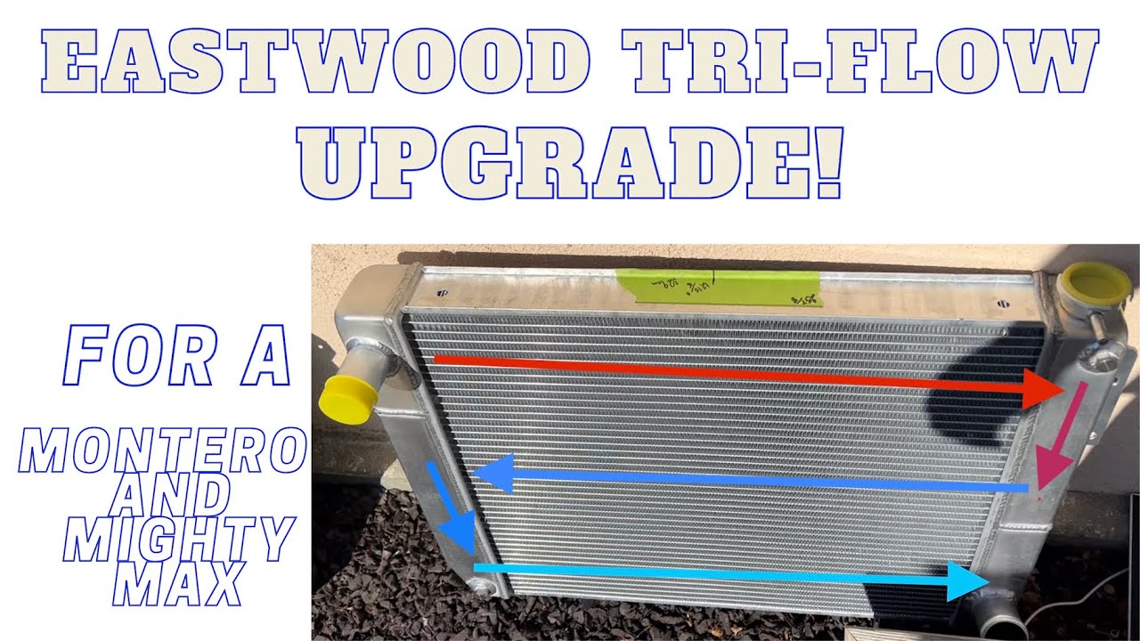 Montera Radiator Tips Mighty Max and Montero Aluminum Radiator Upgrade - YouTube
