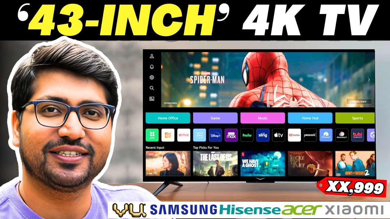 Best 43 Inch 4K Smart TV in India 2025 🖥️ Top 5 Smart TVs under ₹30,000 ...