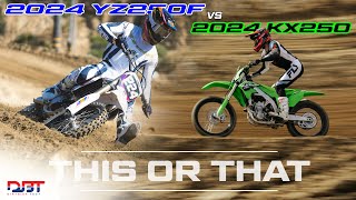 YZ250F vs KX250 - 2024 250F Motocross Comparison | Dirt Bike Test