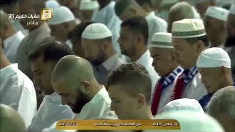 تلاوة عشاء الخميس ٢٤-٨-١٤٣٩هـ - من سورة الأنعام - الشيخ د. خالد الغامدي