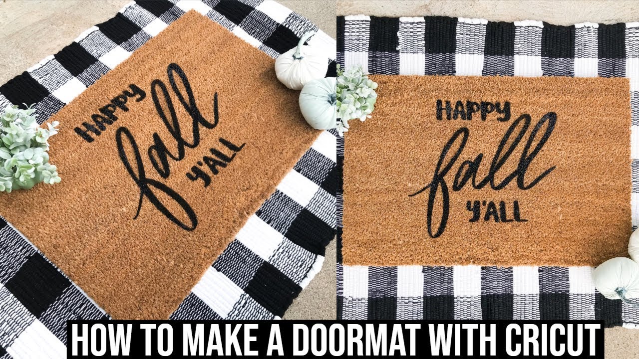 DIY Doormat with Cricut (Easiest Method) - Angela Marie Made