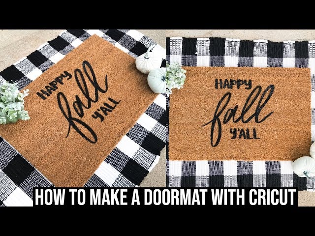 DIY Your Own Door Mats - Kayla Makes