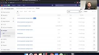 Speed-run: Find packages by name in the Package Registry UI
