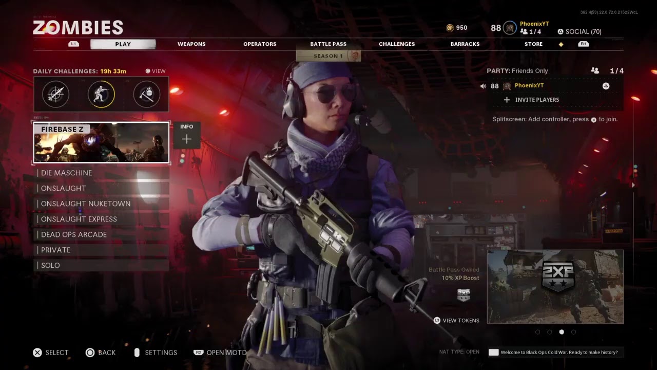 CoD Black Ops Cold War Zombies DLC 1 Firebase Z [Live] YouTube