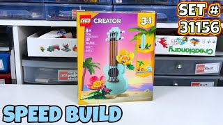 LEGO Creator 3in1 Tropical Ukulele Speed Build 🌺 LEGO Set 31156