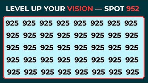 Only Those With Sharp Eyes Can Spot The Odd Numbers In This Observation Test