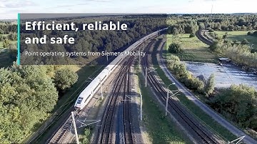 Point operating systems and pawl locks from Siemens Mobility - efficient, reliable and safe